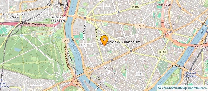 localisation de l'entreprise BEBOP  BOULOGNE-BILLANCOURT