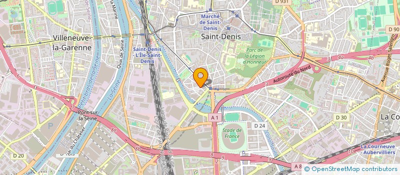 localisation de l'entreprise BEBOP à SAINT-DENIS