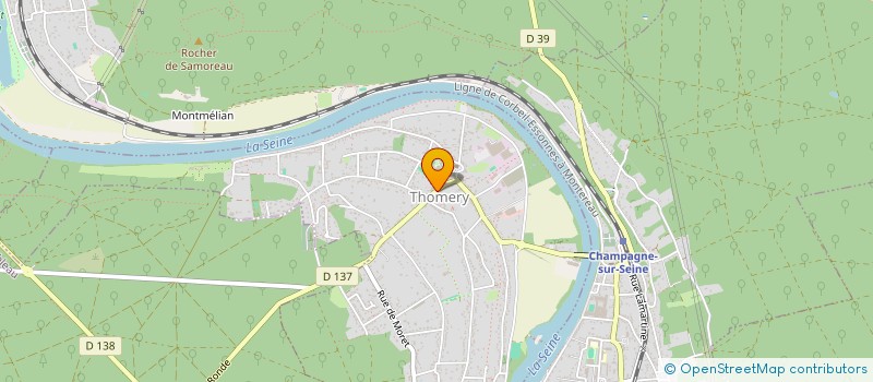 localisation de l'entreprise BEBOP EDITIONS  THOMERY