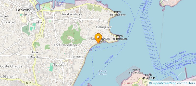 localisation de l'entreprise BEBOU à LA SEYNE-SUR-MER