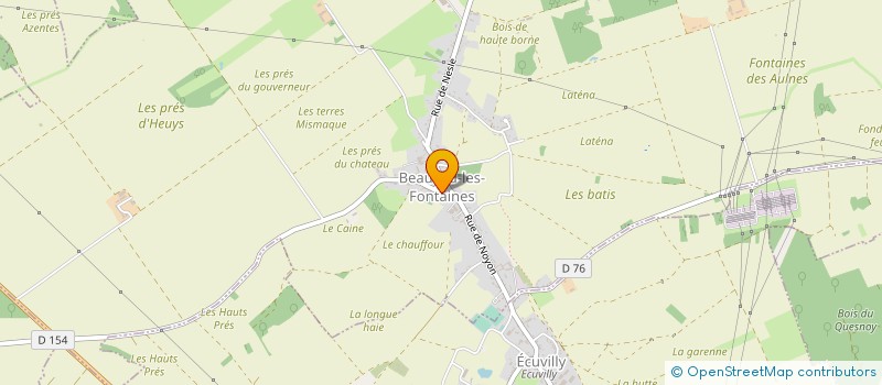 localisation de l'entreprise BEBOU  BEAULIEU-LES-FONTAINES