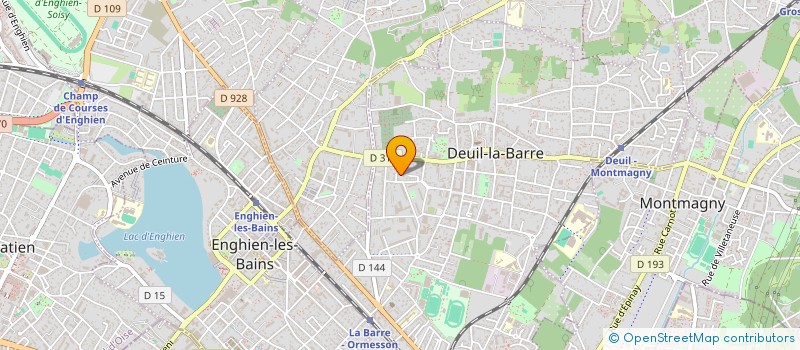 localisation de l'entreprise BEBUP à DEUIL-LA-BARRE