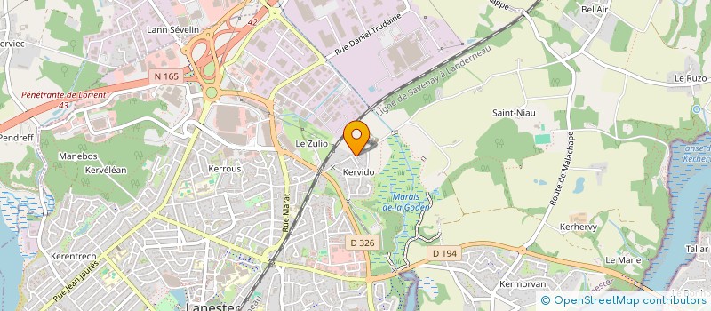 localisation de l'entreprise BEBYCD  LANESTER