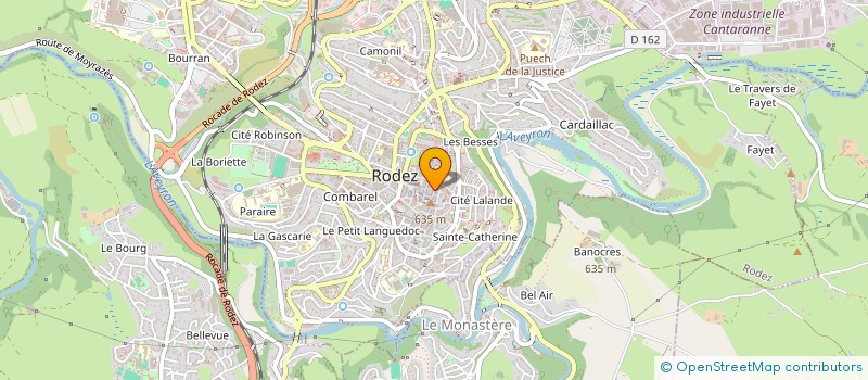 localisation de l'entreprise BEC à RODEZ