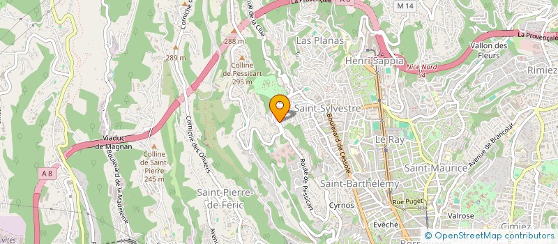 localisation de l'entreprise BEC à NICE
