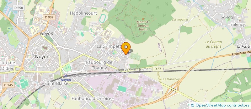 localisation de l'entreprise BEC à NOYON
