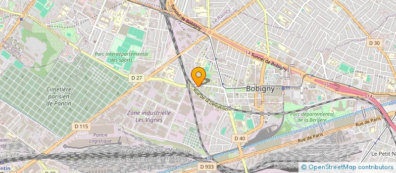 localisation de l'entreprise BEC à BOBIGNY