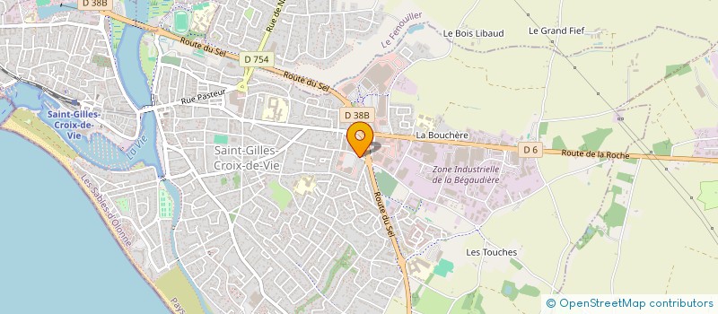 localisation de l'entreprise BEC à SAINT-GILLES-CROIX-DE-VIE