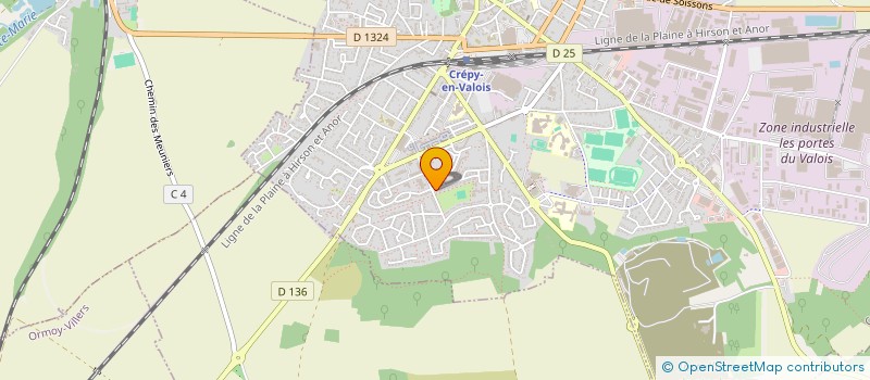 localisation de l'entreprise BEC A FOIN  CREPY-EN-VALOIS