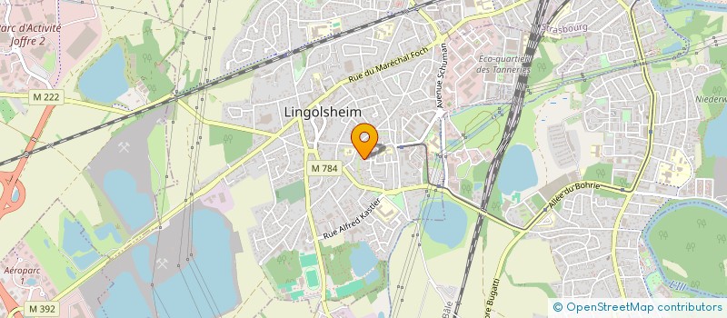 localisation de l'entreprise BEC-BUREAU ETUDES CONCEPTION  LINGOLSHEIM