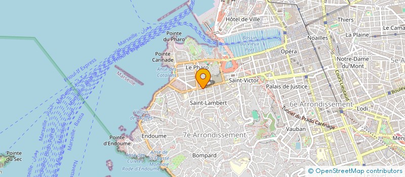 localisation de l'entreprise BEC FIN à MARSEILLE