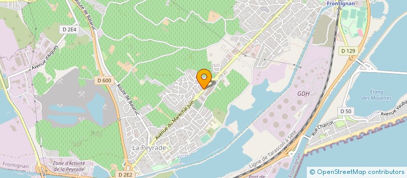 localisation de l'entreprise BEC FRONTIGNAN à FRONTIGNAN