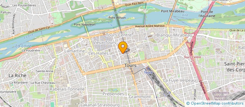 localisation de l'entreprise BEC JEUNE  TOURS