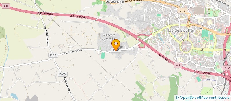 localisation de l'entreprise BEC LA MOLIERE à AIX-EN-PROVENCE