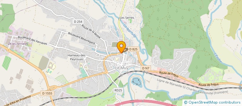 localisation de l'entreprise BEC LE MUY à LE MUY