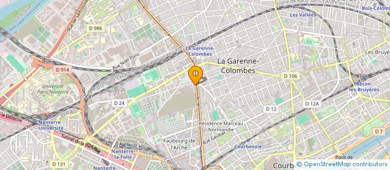localisation de l'entreprise BEC NATIONAL à LA GARENNE-COLOMBES