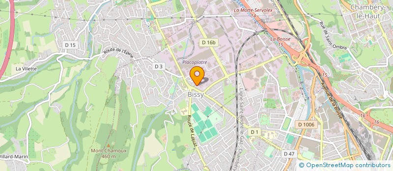 localisation de l'entreprise BEC & ONGLES  CHAMBERY