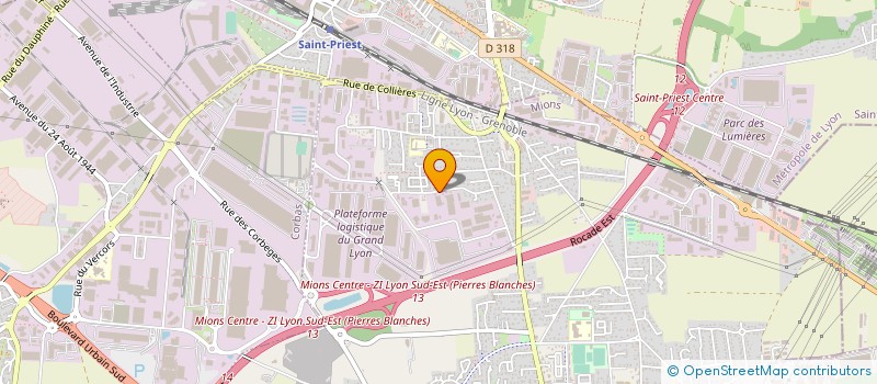 localisation de l'entreprise BECA  MIONS