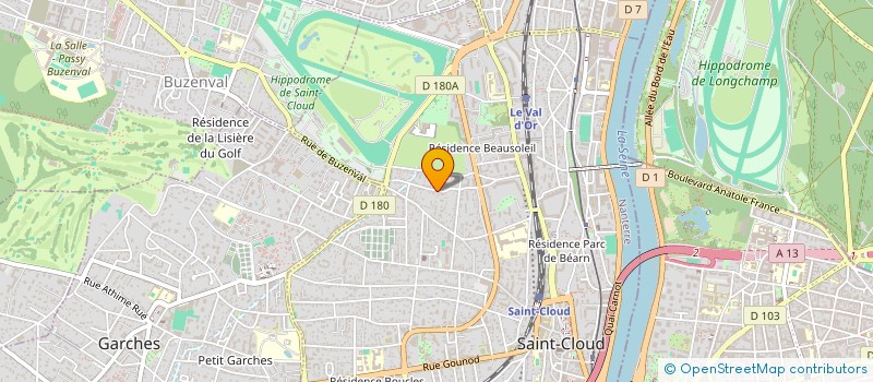 localisation de l'entreprise BECA à SAINT-CLOUD