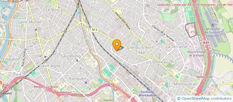 localisation de l'entreprise BECA à TOULOUSE