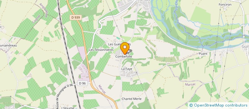 localisation de l'entreprise BECA à MARSAC