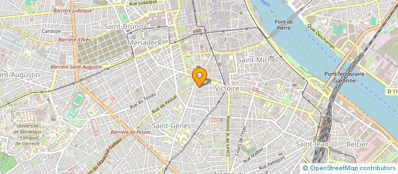 localisation de l'entreprise BECA  BORDEAUX