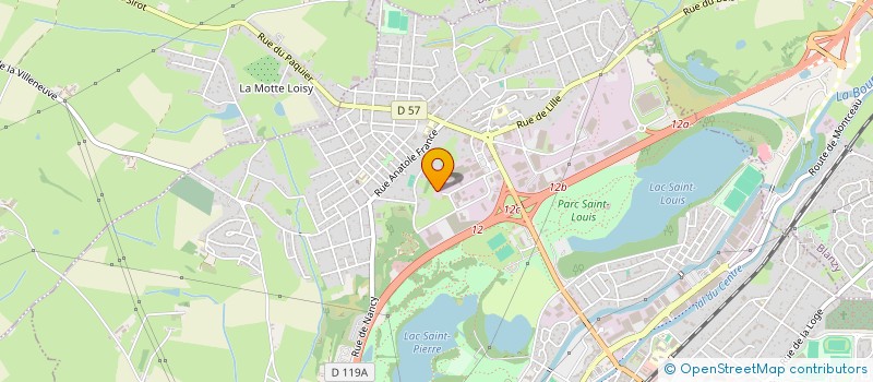 localisation de l'entreprise BECA à MONTCEAU-LES-MINES