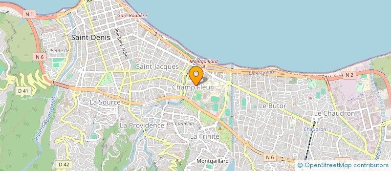 localisation de l'entreprise BECA à SAINT-DENIS