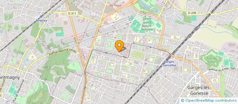 localisation de l'entreprise BECA BAT à SARCELLES