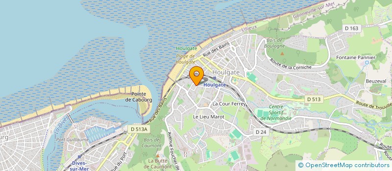 localisation de l'entreprise BECA DESIGN  HOULGATE