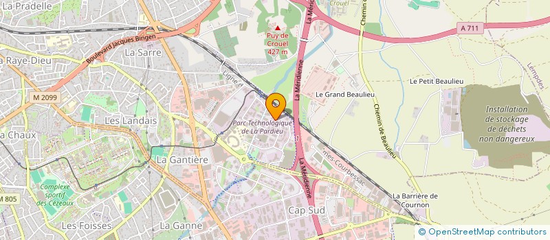 localisation de l'entreprise BECA ETANCHEITE à CLERMONT-FERRAND