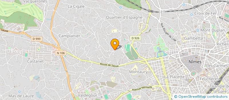 localisation de l'entreprise BECA-SMS  NIMES