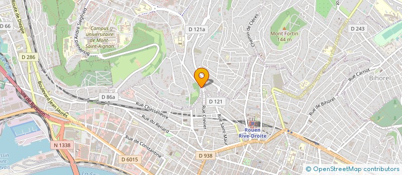 localisation de l'entreprise BECAD à ROUEN