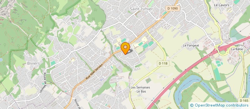 localisation de l'entreprise BECADEFLO  SAINT-ISMIER