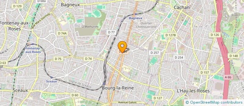 localisation de l'entreprise BECADIS SARL à BOURG-LA-REINE