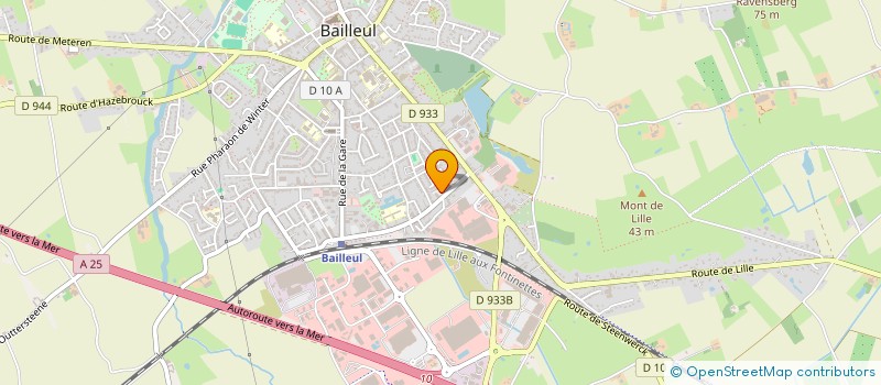 localisation de l'entreprise BECAERT CONSTRUCTION à BAILLEUL