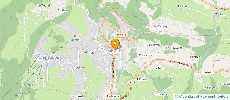 localisation de l'entreprise BECAFLEU à COMBLOUX