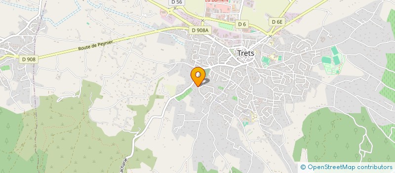 localisation de l'entreprise BECALIE LEHAIM à TRETS