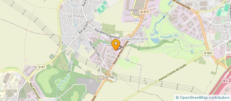 localisation de l'entreprise BECALPI IMMO  LE THILLAY