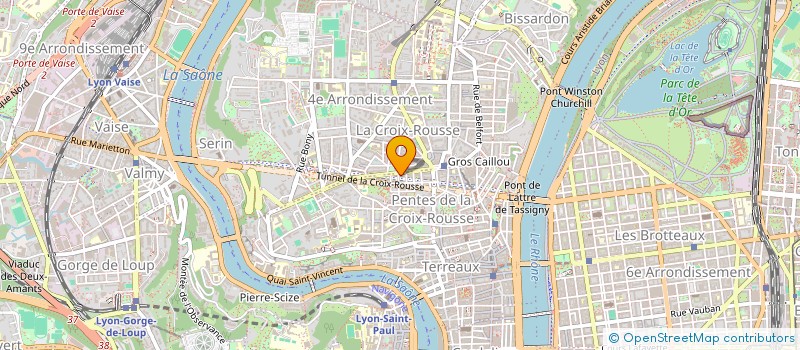 localisation de l'entreprise BECAMA à LYON