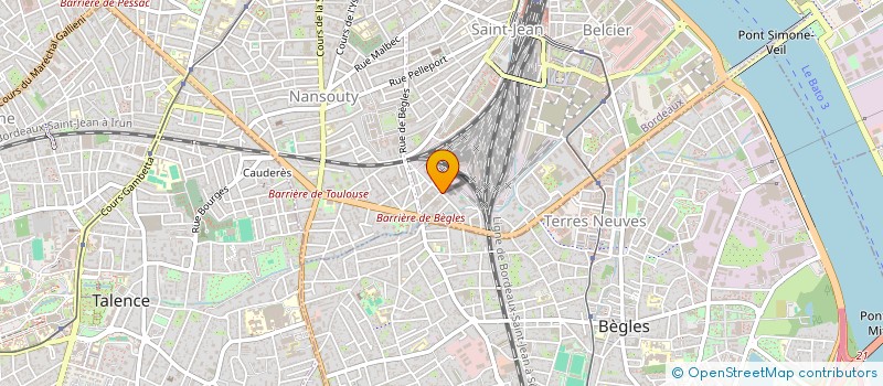 localisation de l'entreprise BECAPITAL  BORDEAUX