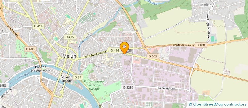 localisation de l'entreprise BECARD-RAULT REUNIS à VAUX-LE-PENIL