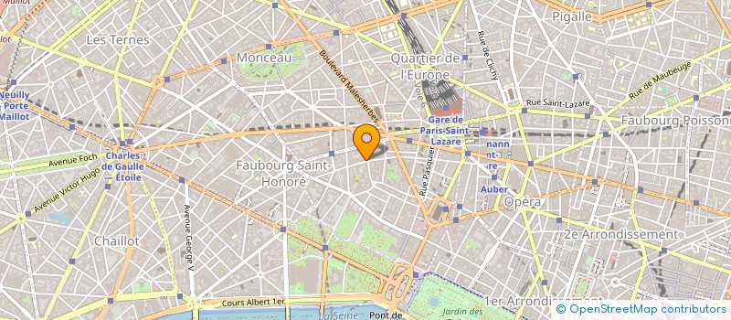 localisation de l'entreprise BECARRE LEVALLOIS GARE à PARIS