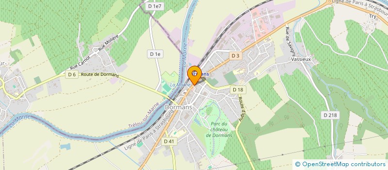 localisation de l'entreprise BECART ET COMPAGNIE à DORMANS