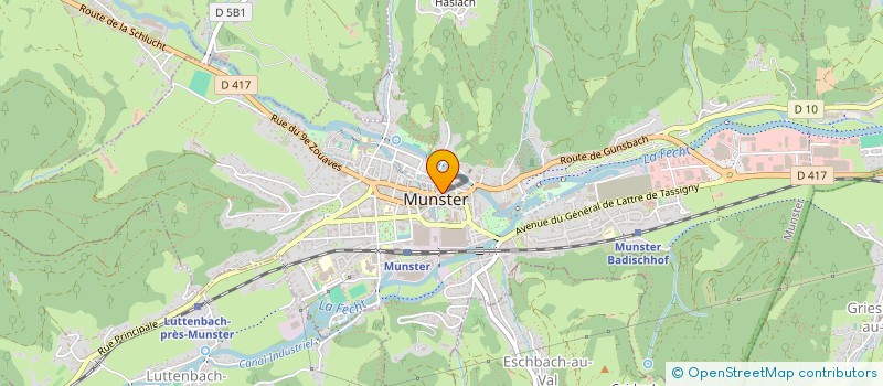 localisation de l'entreprise BECASSINE  MUNSTER