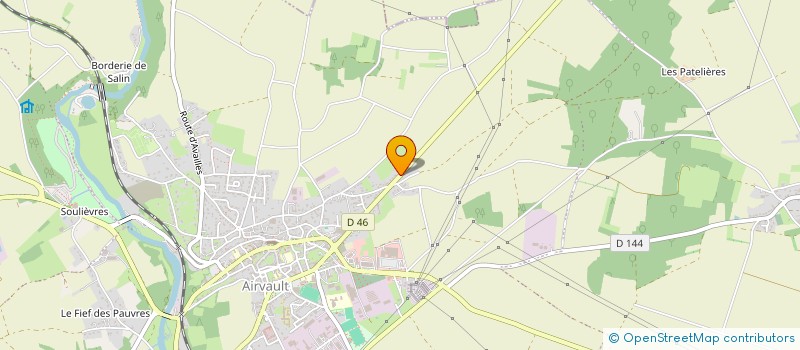 localisation de l'entreprise BECAVIN COUVERTURE  AIRVAULT