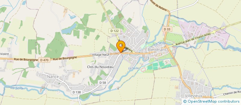 localisation de l'entreprise BECAWI  ARLAY