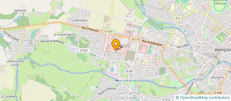localisation de l'entreprise BECB à CONDE-SUR-SARTHE