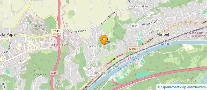localisation de l'entreprise BECBY à NEYRON