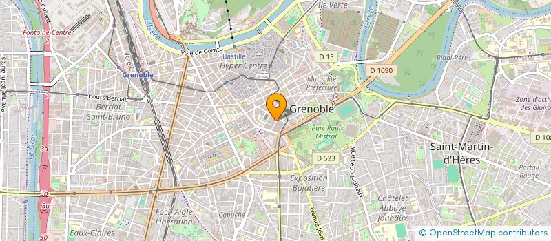 localisation de l'entreprise BECCARIA  GRENOBLE
